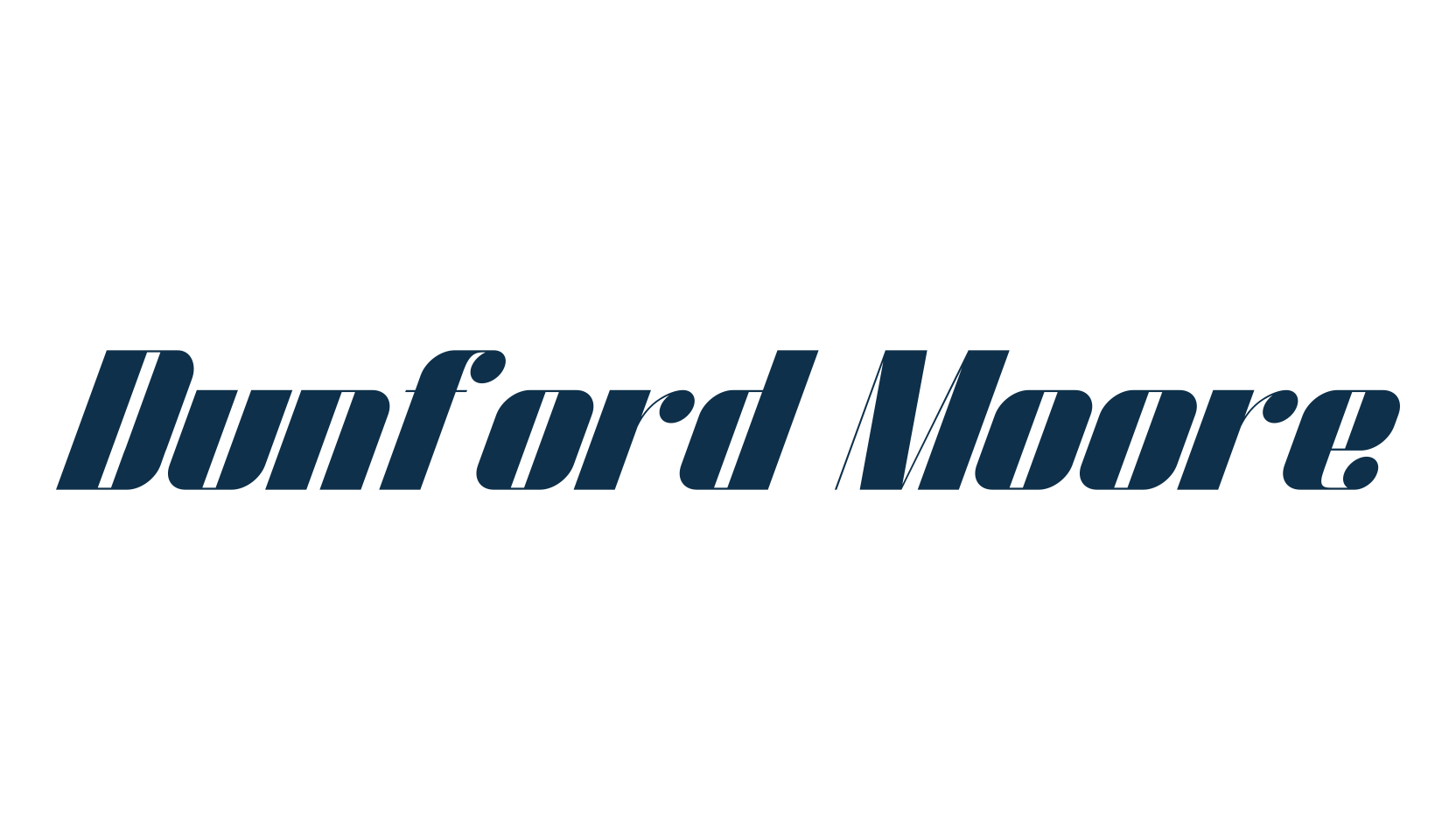 Dunford Moore, retro font preview