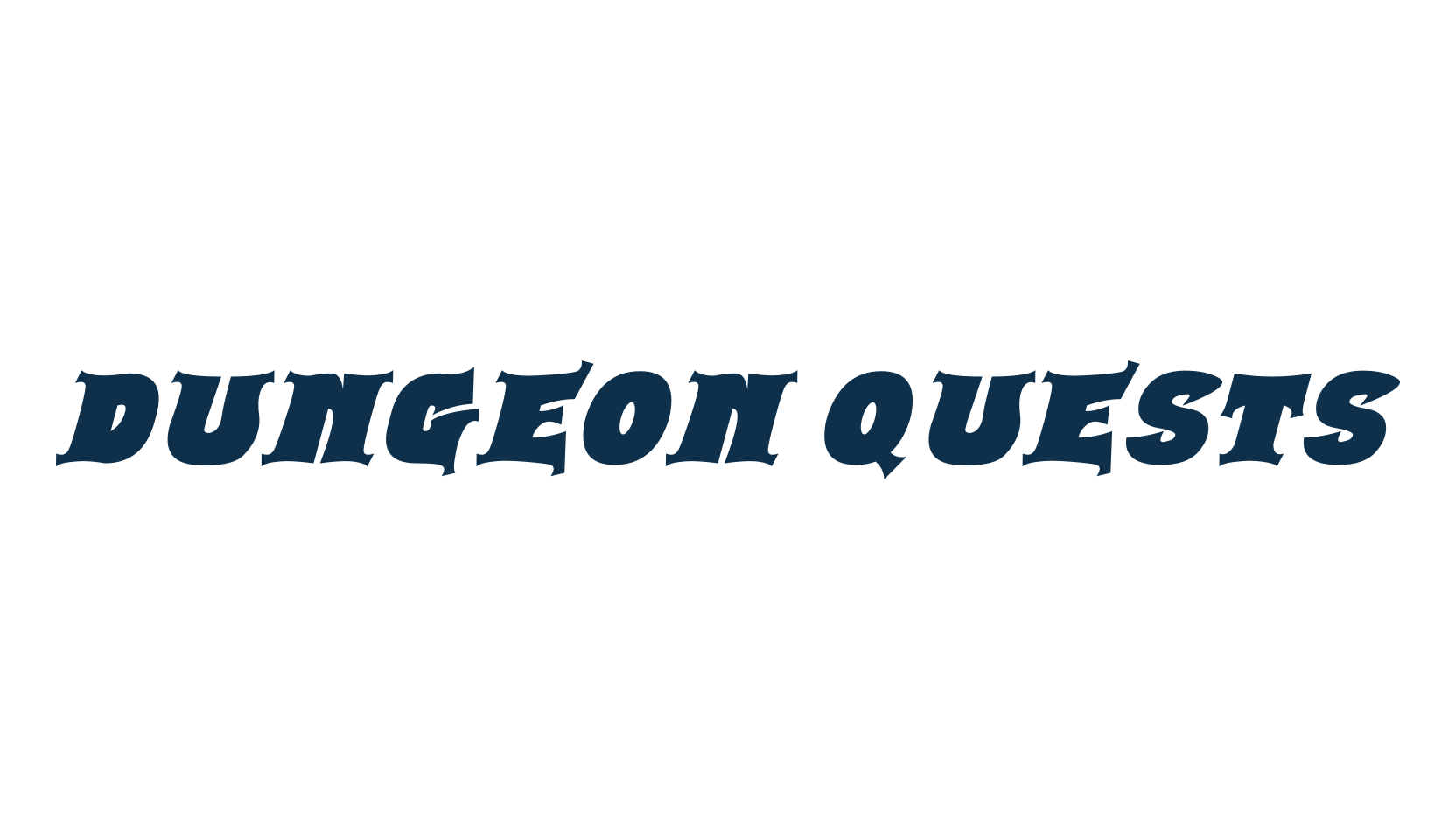 Dungeon Quests, fancy cartoon decorative font preview