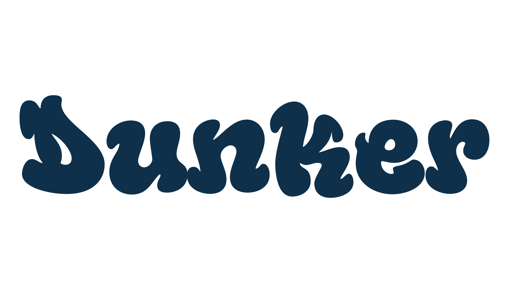 Dunker, script graffiti fancy decorative calligraphy font preview
