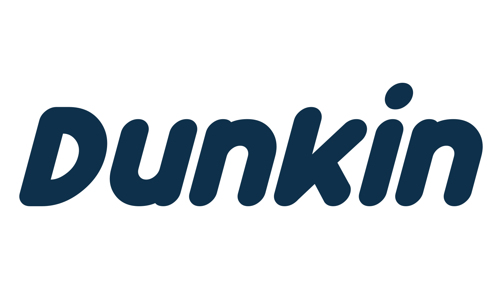 Dunkin, fancy various basic font preview