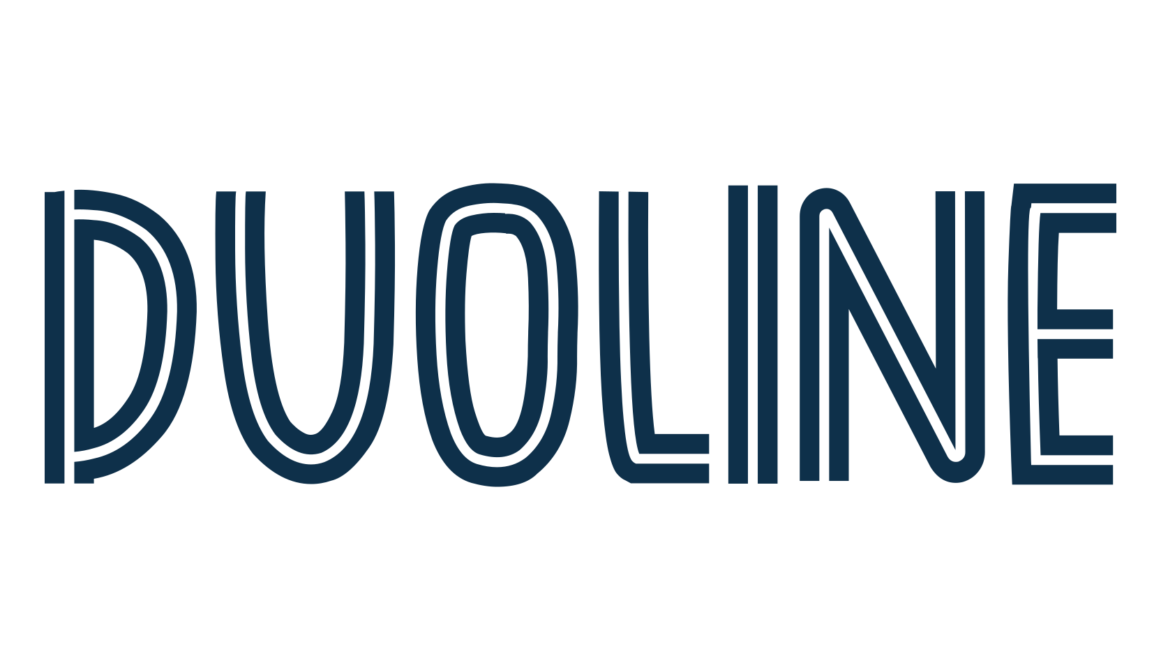 Duoline, fancy various decorative font preview