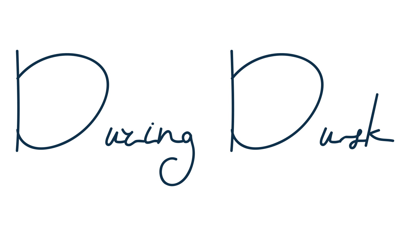 During Dusk (during-dusk), handwriting font preview