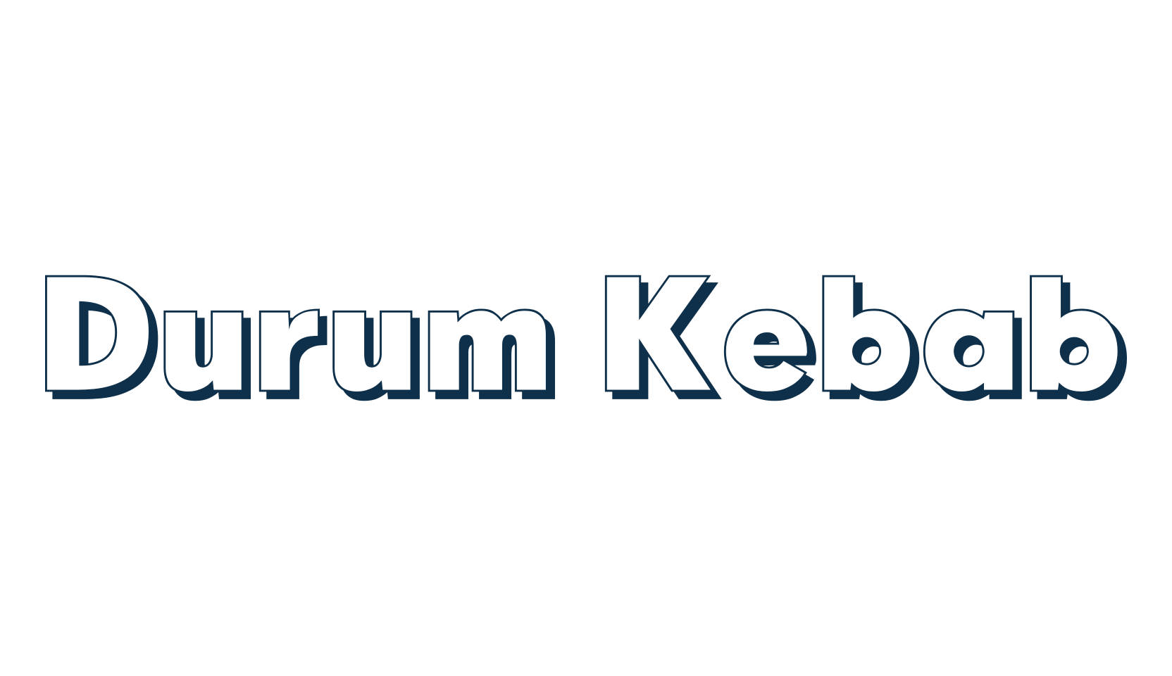 Durum Kebab, basic sans serif font preview