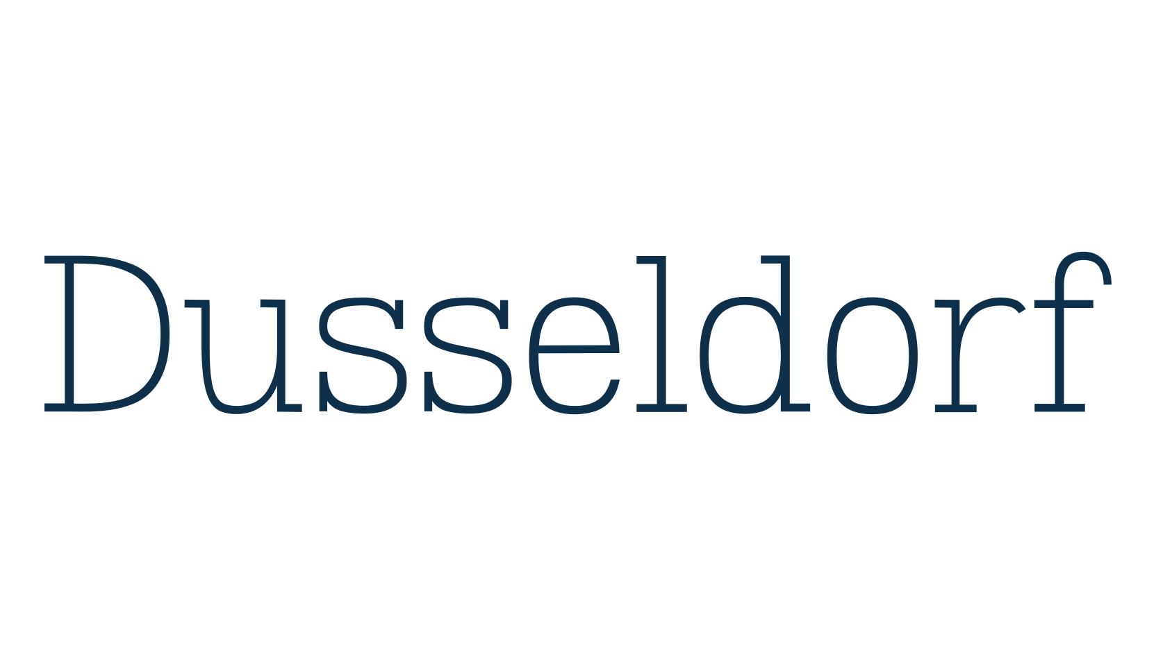 Dusseldorf, serif font preview