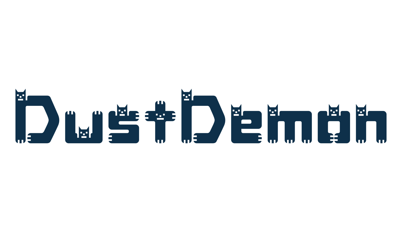 DustDemon, fancy various techno sci-fi font preview