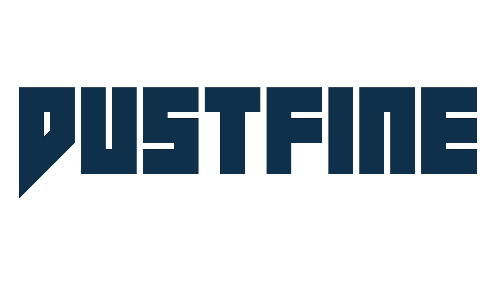 Dustfine, techno square sci-fi font preview