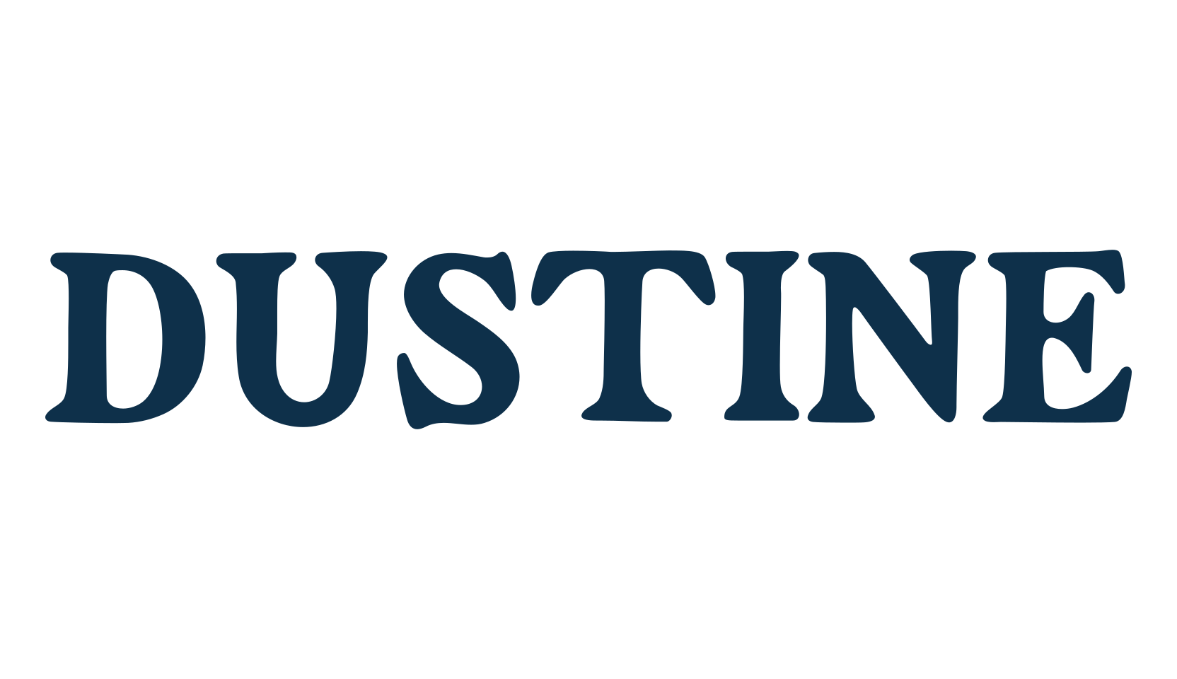 Dustine, retro font preview