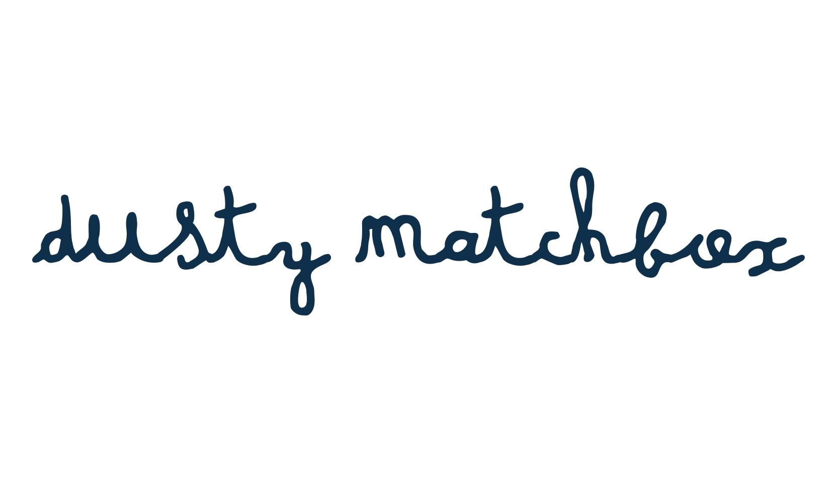 Dusty Matchbox, script handwritten fancy decorative calligraphy font preview