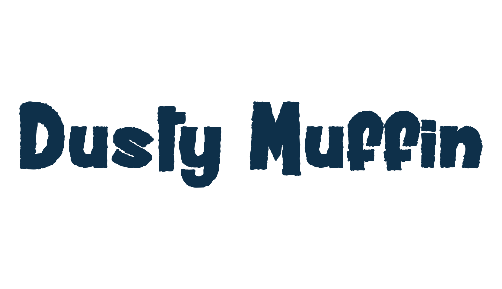 Dusty Muffin, fancy cartoon decorative comic font preview