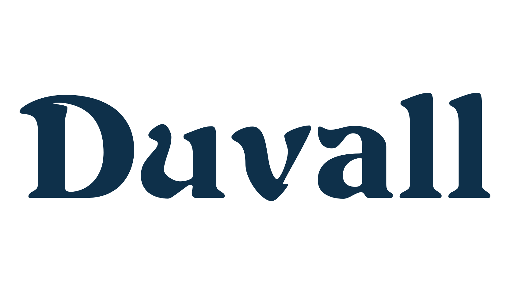 Duvall, retro font preview