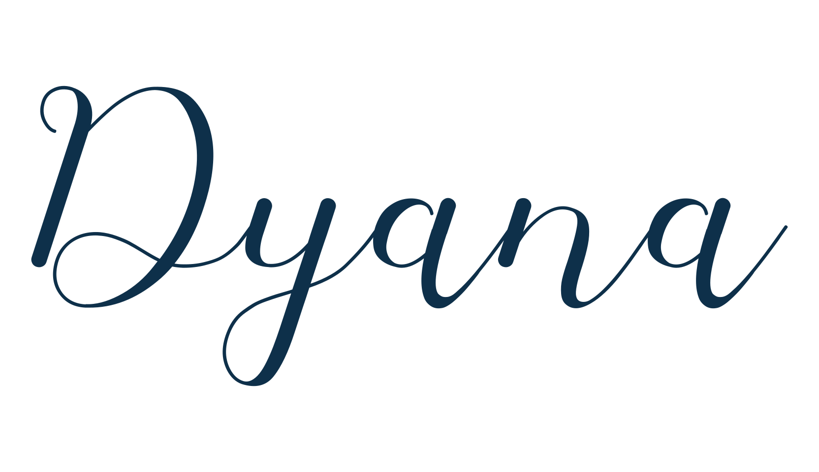 Dyana, script calligraphy fancy decorative font preview