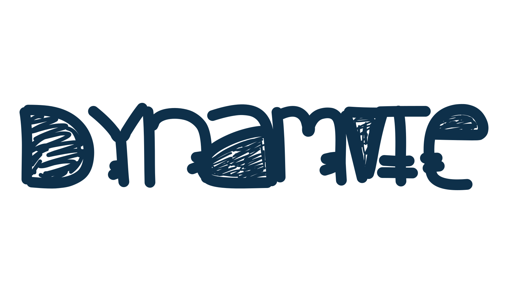 Dynamite, fancy cartoon decorative font preview