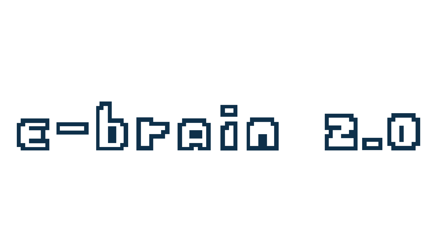 E-Brain 2.0, fancy various techno sci-fi font preview