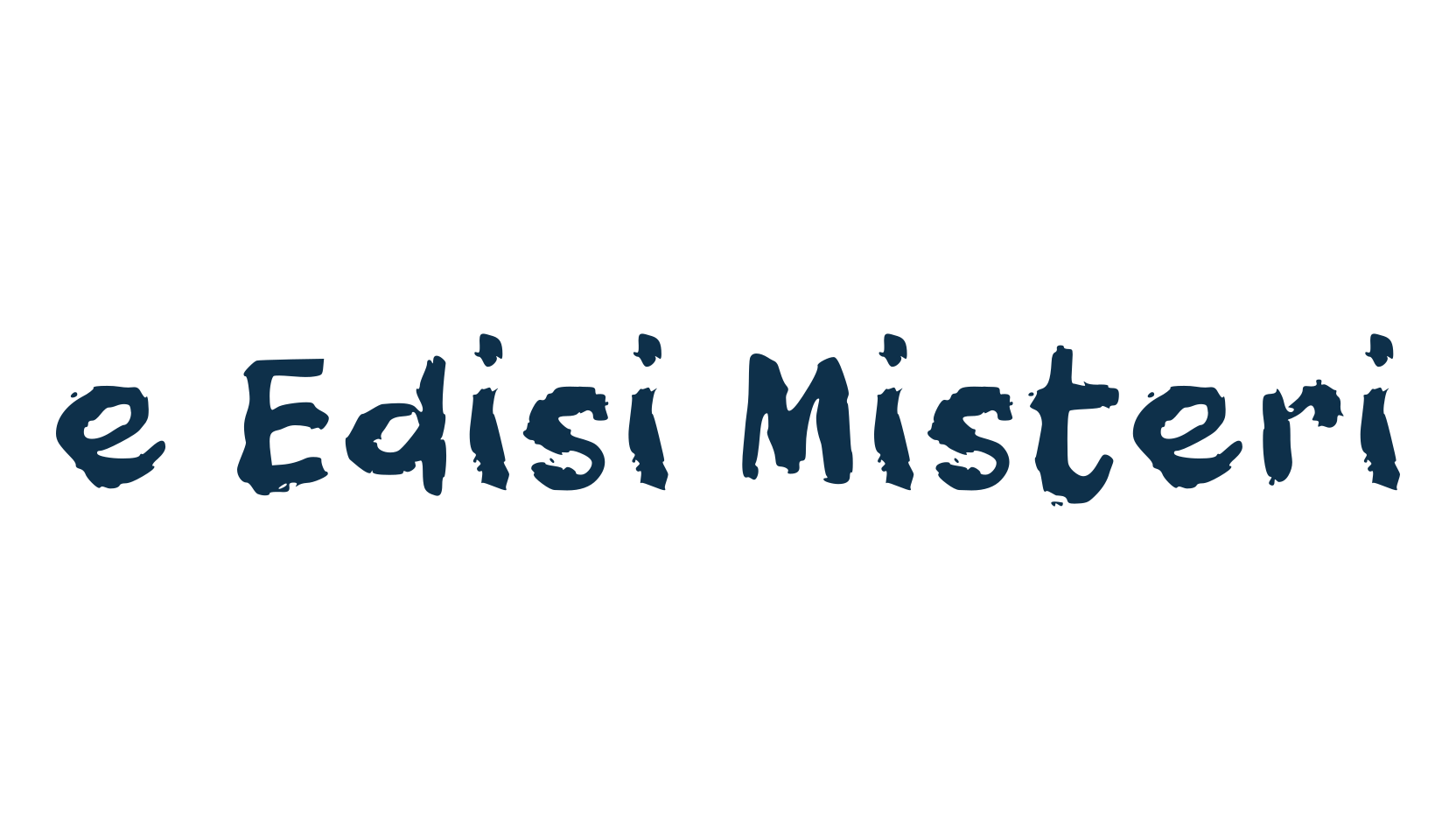 e Edisi Misteri, trash font preview
