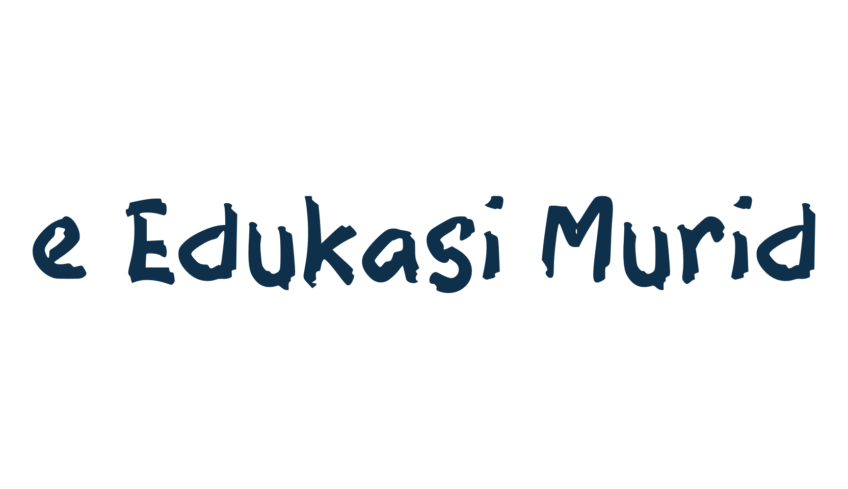 e Edukasi Murid, trash font preview