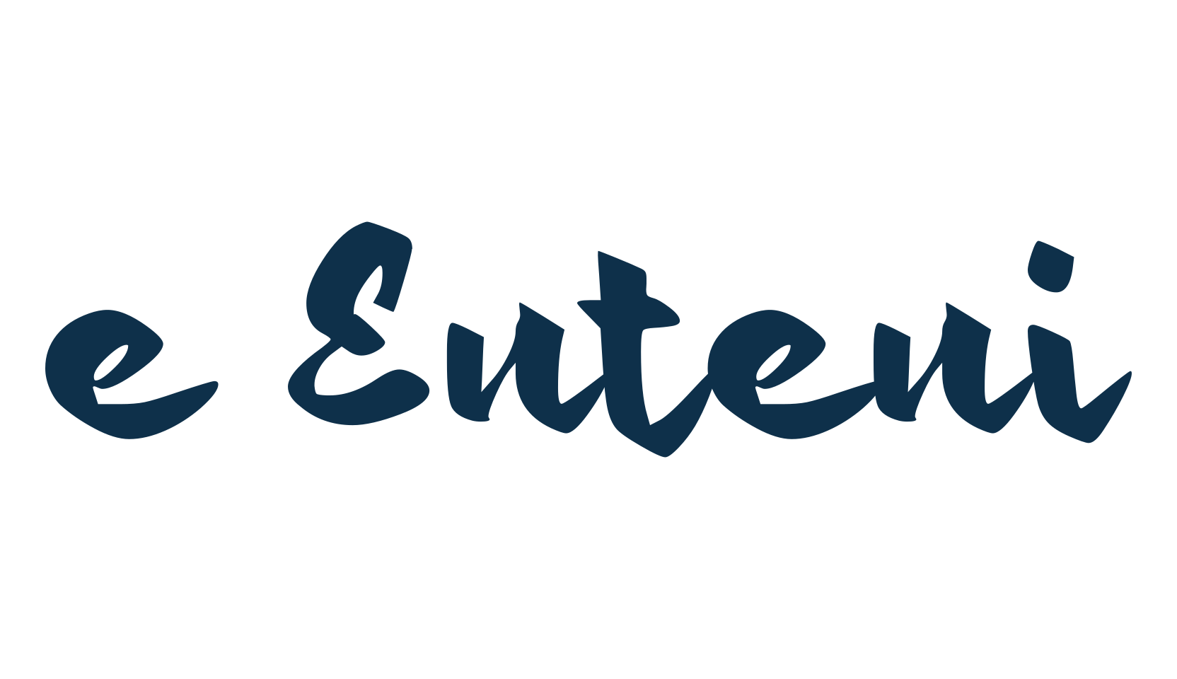 e Enteni, brush font preview