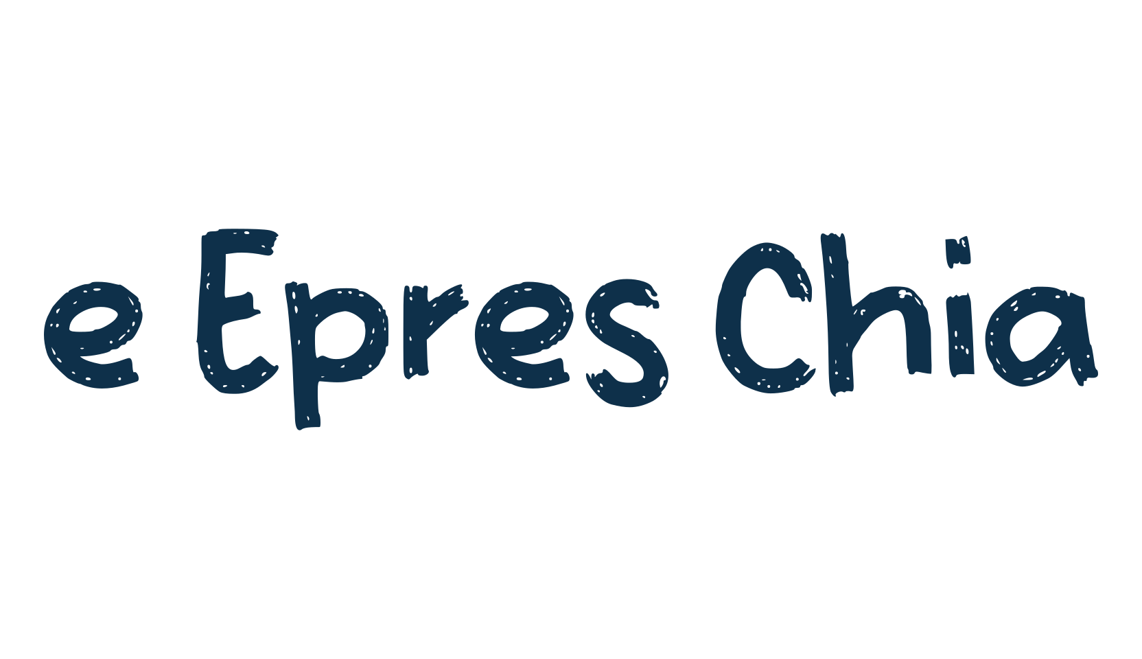 e Epres Chia, script brush fancy decorative calligraphy font preview