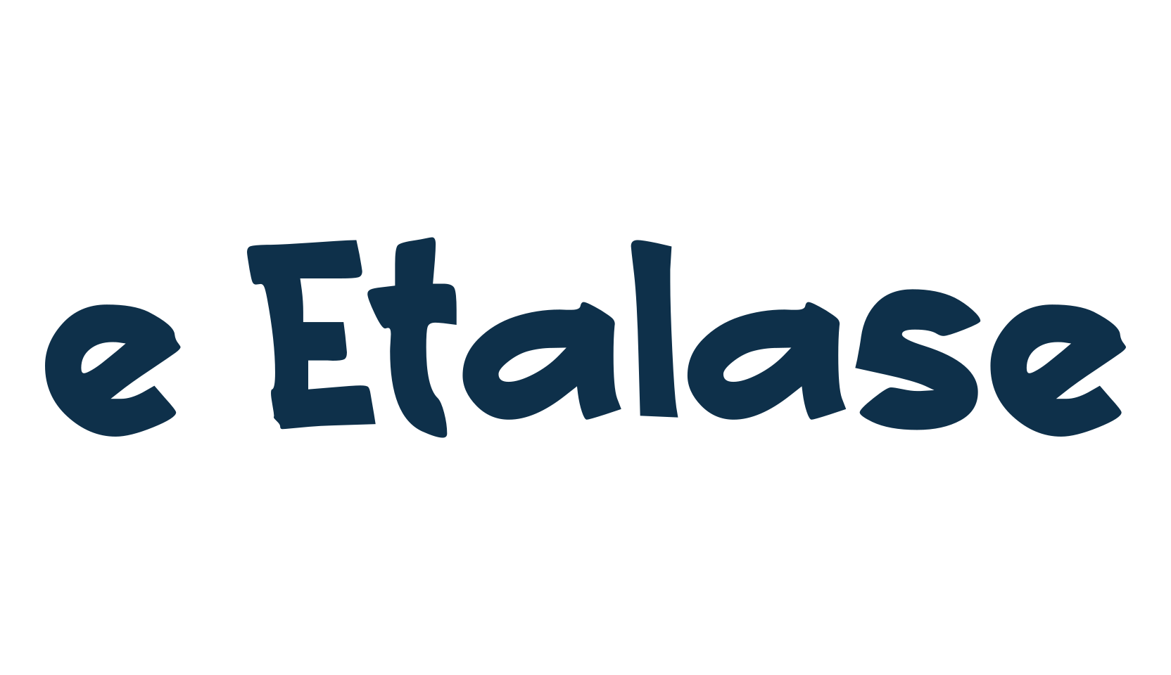 e Etalase, fancy cartoon decorative font preview