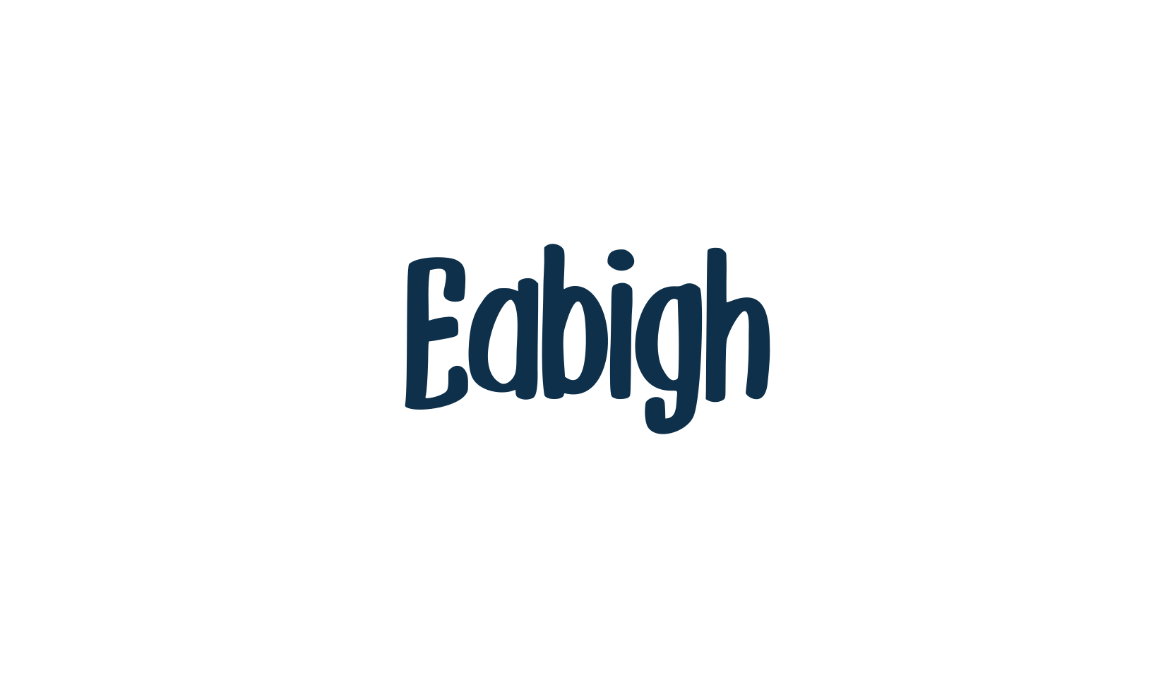 Eabigh, various font preview