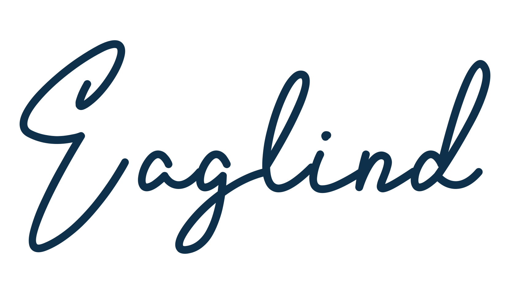 Eaglind, handwriting font preview