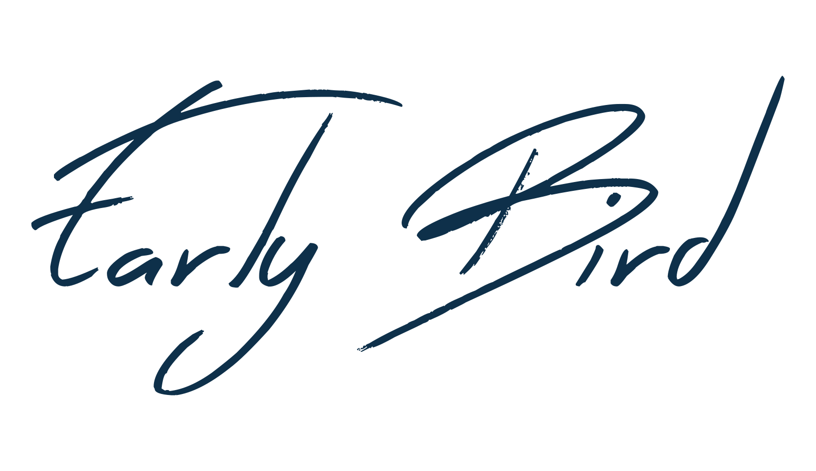 Early Bird, handwriting font preview