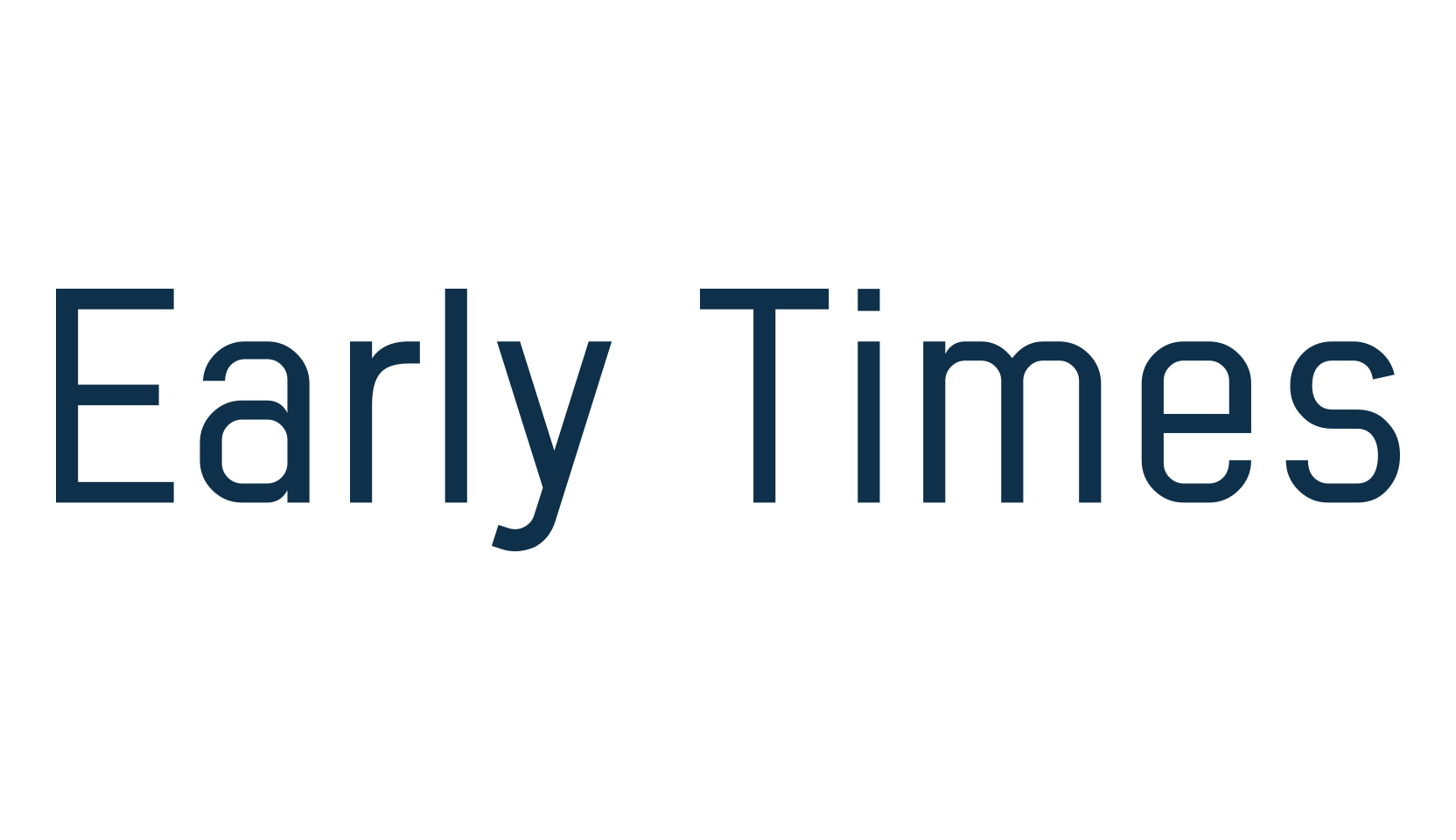 Early Times, sans serif font preview