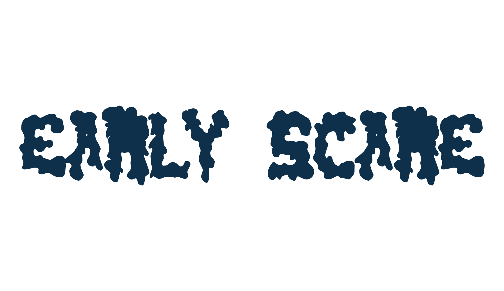 Early Scare, halloween font preview