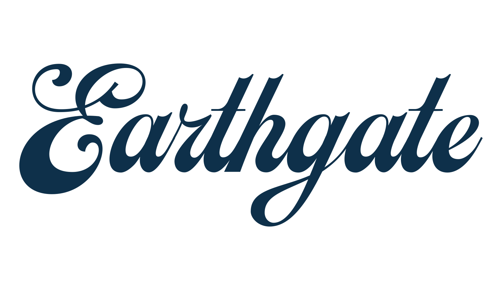 Earthgate, old school font preview