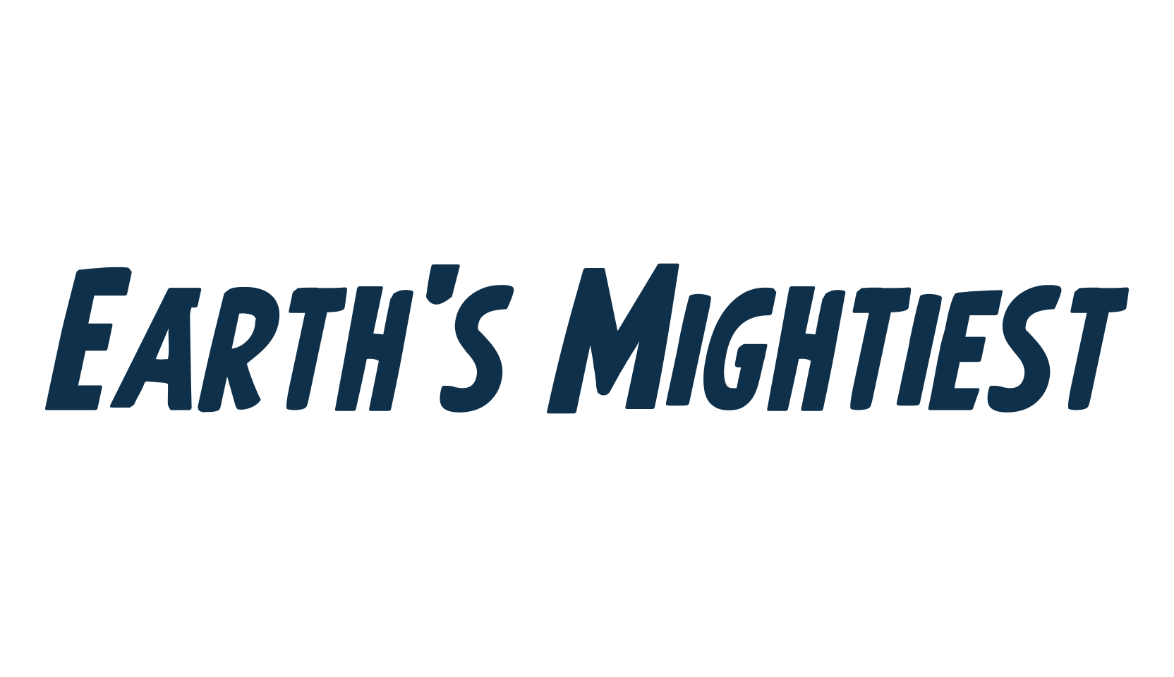 Earth's Mightiest, fancy cartoon decorative comic font preview