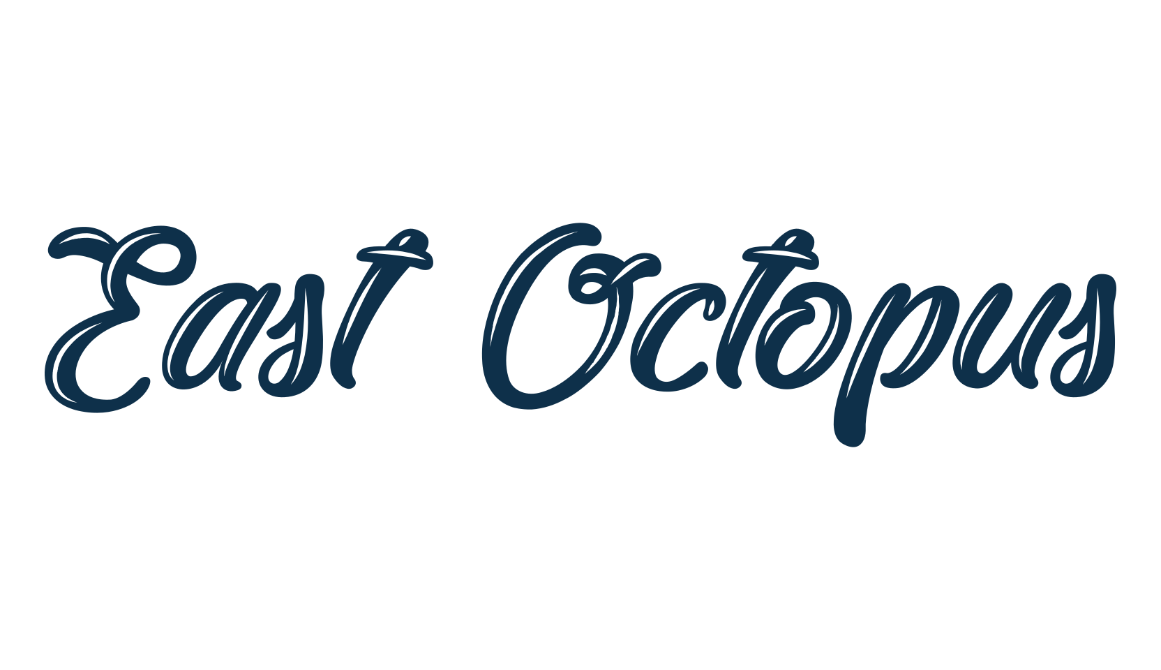 East Octopus, various font preview