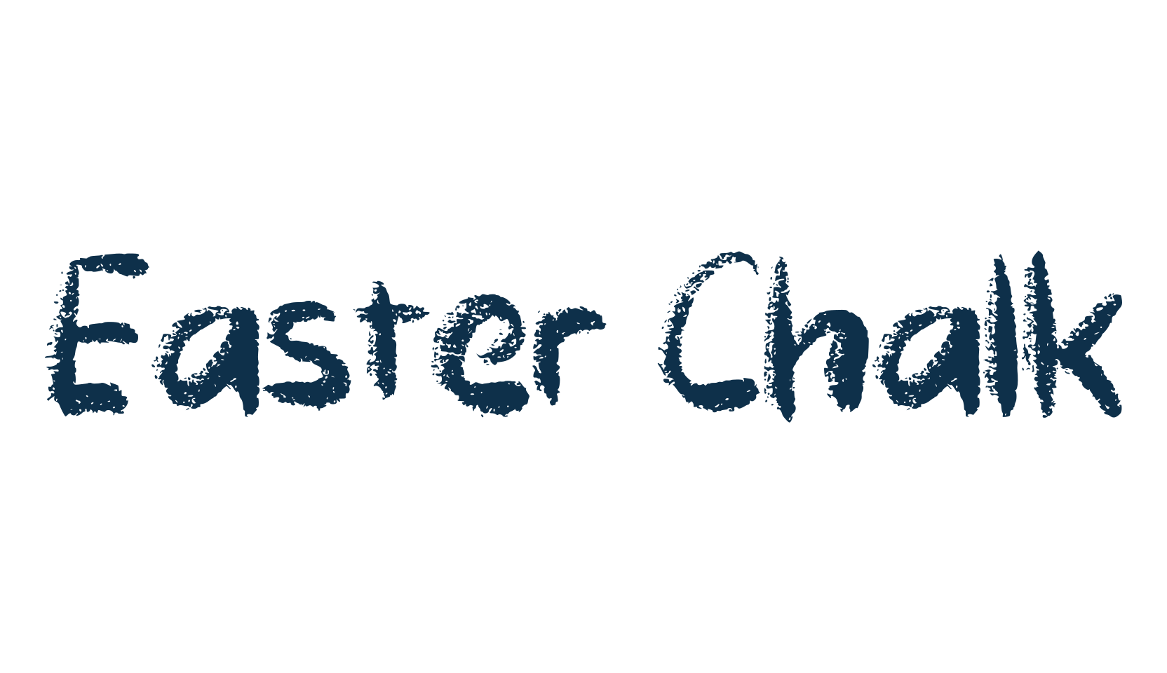 Easter Chalk, fancy various decorative script calligraphy font preview