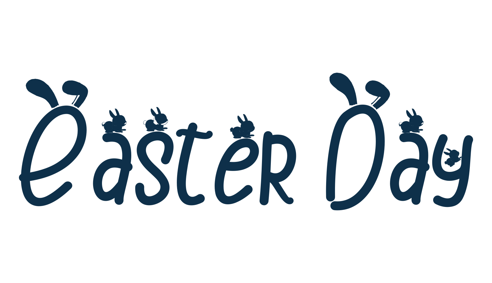 Easter Day, fancy decorative font preview