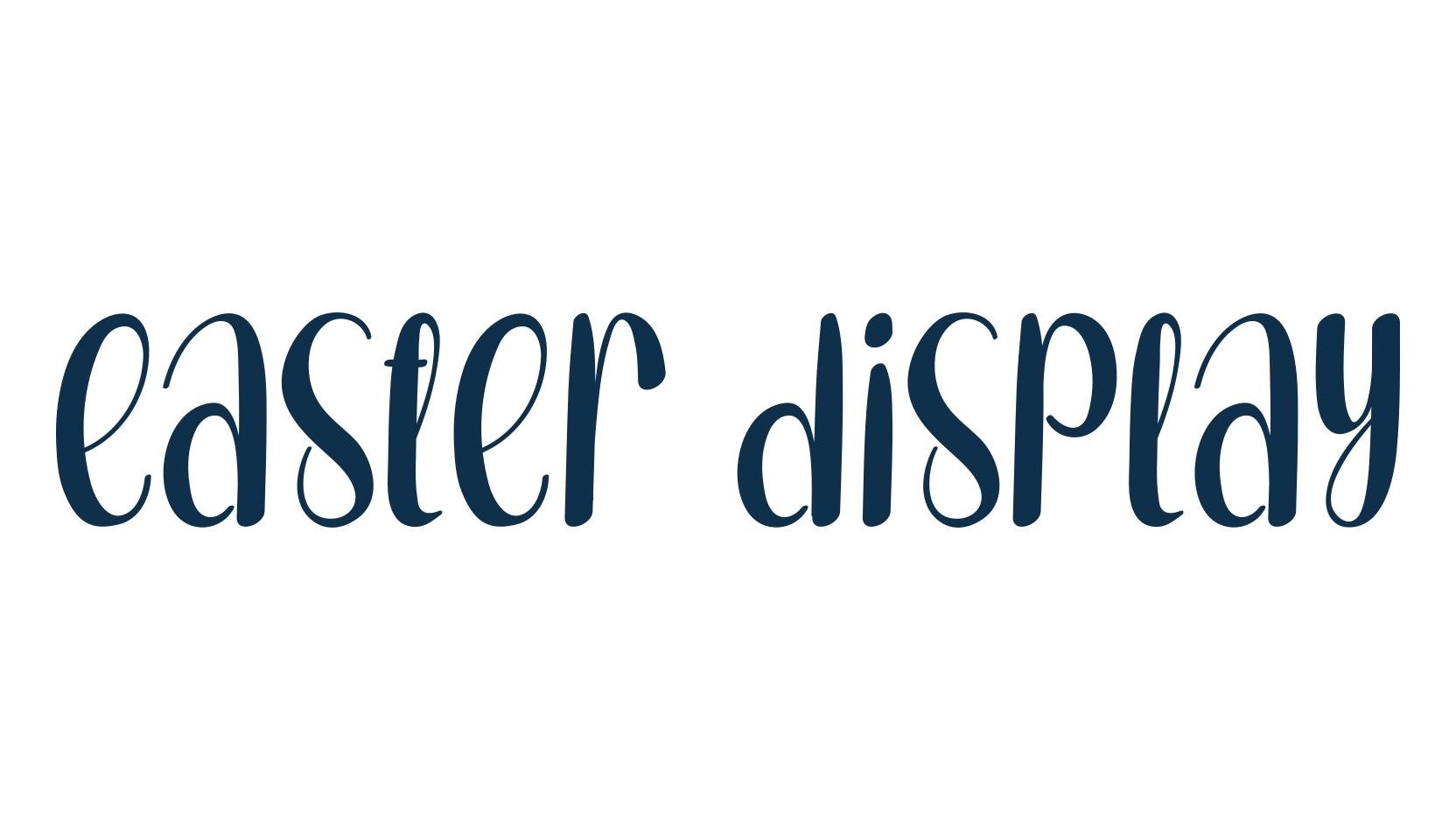 Easter Display (easter-display-2), fancy decorative font preview