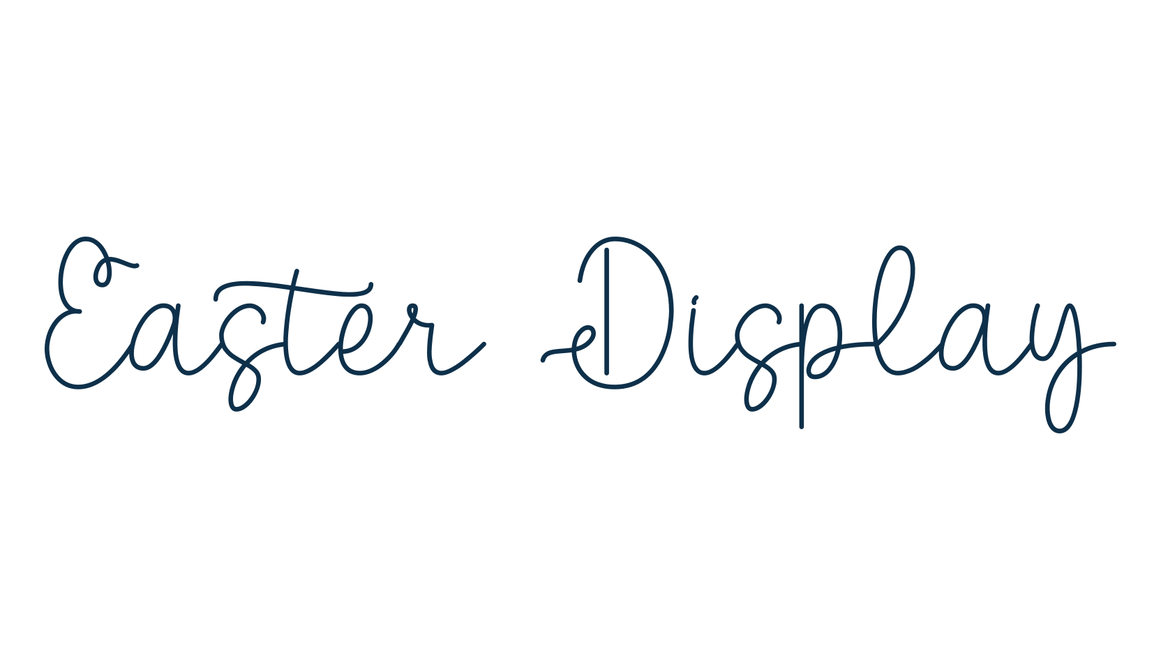 Easter Display, fancy various decorative script calligraphy font preview