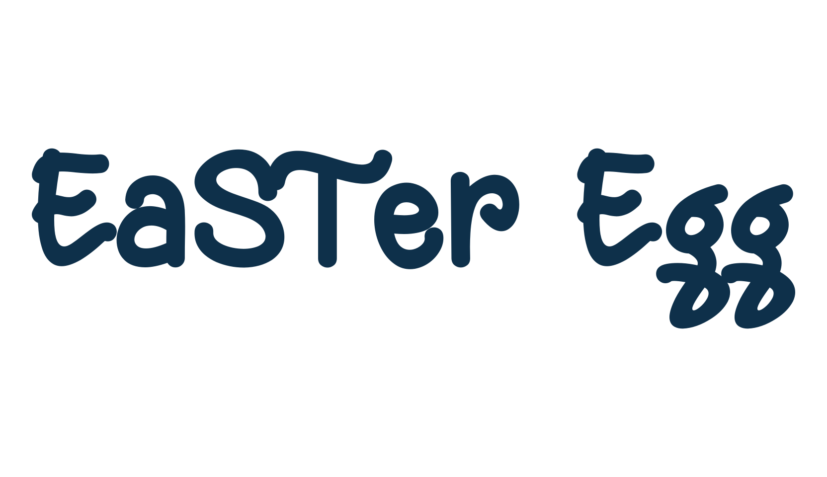 Easter Egg (easter-egg-2), fancy decorative font preview