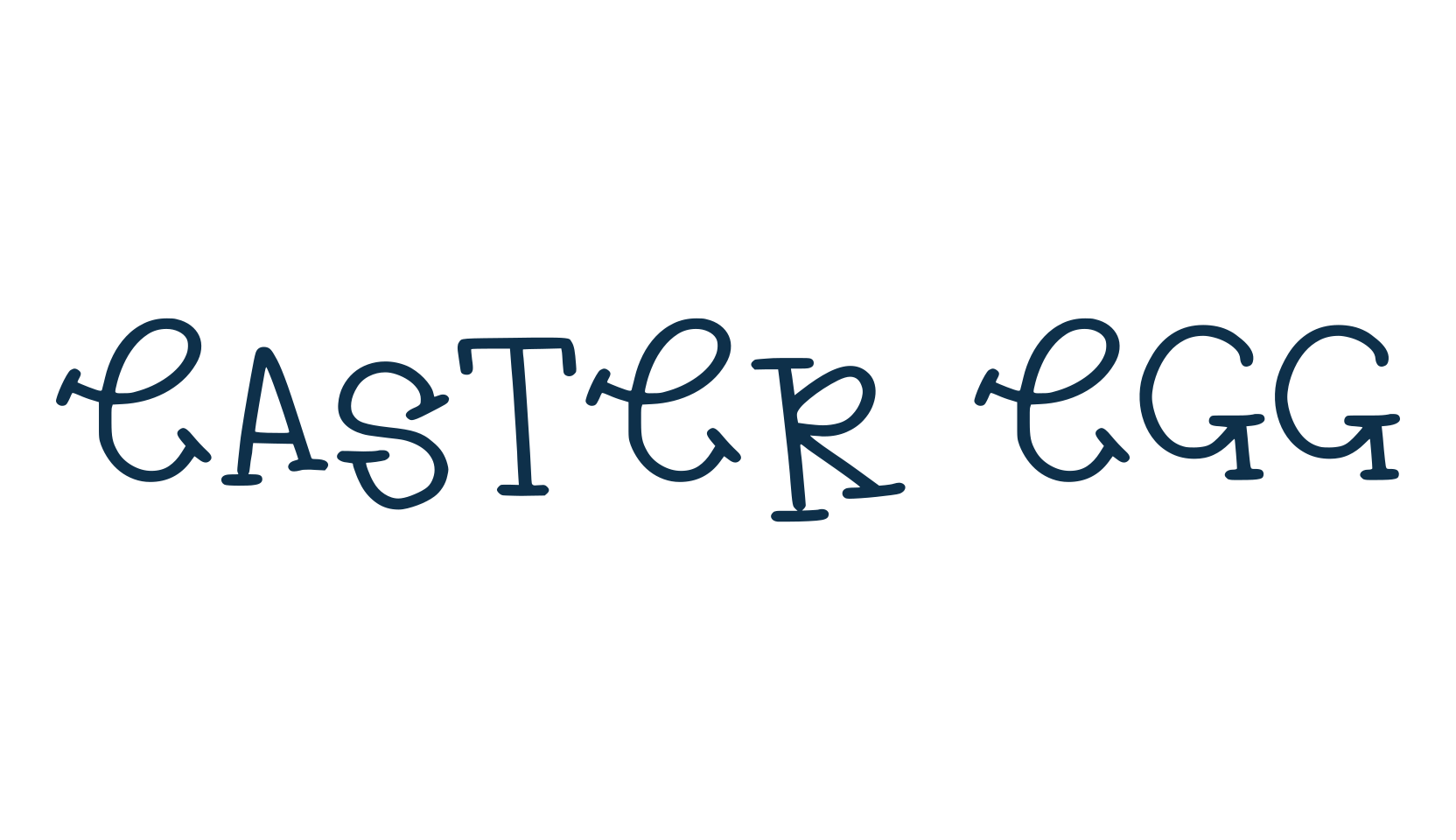 Easter Egg, various font preview