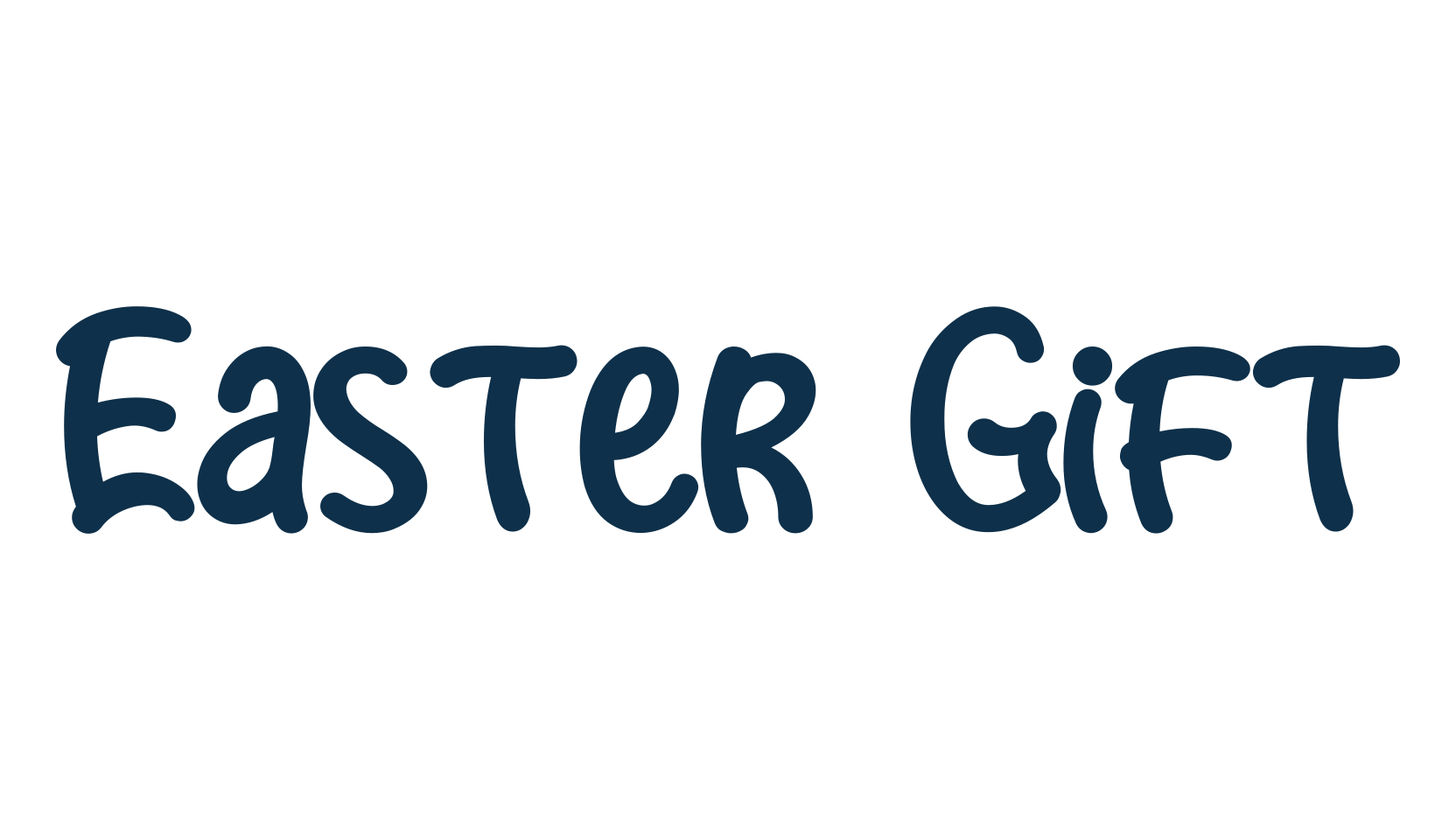 Easter Gift, fancy decorative font preview
