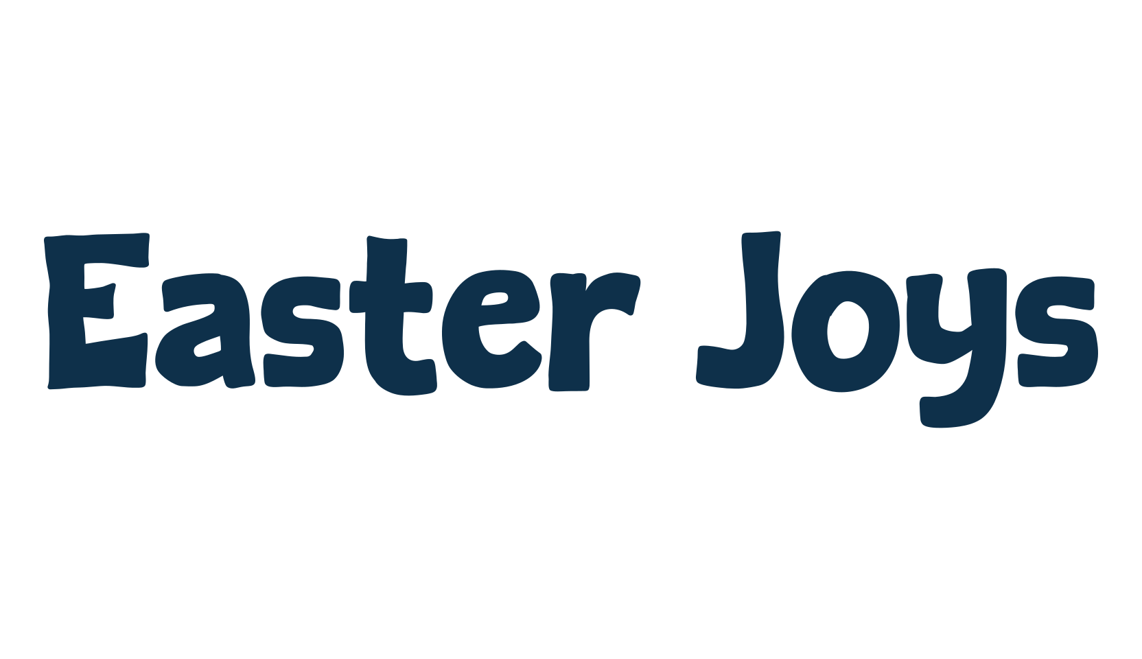 Easter Joys, display market font preview