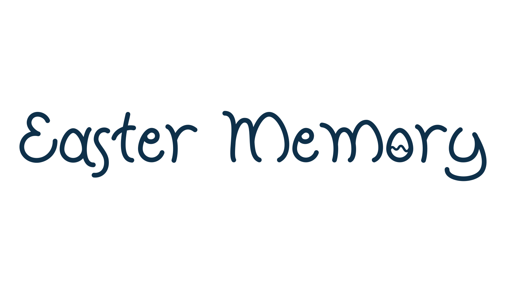 Easter Memory, fancy decorative font preview