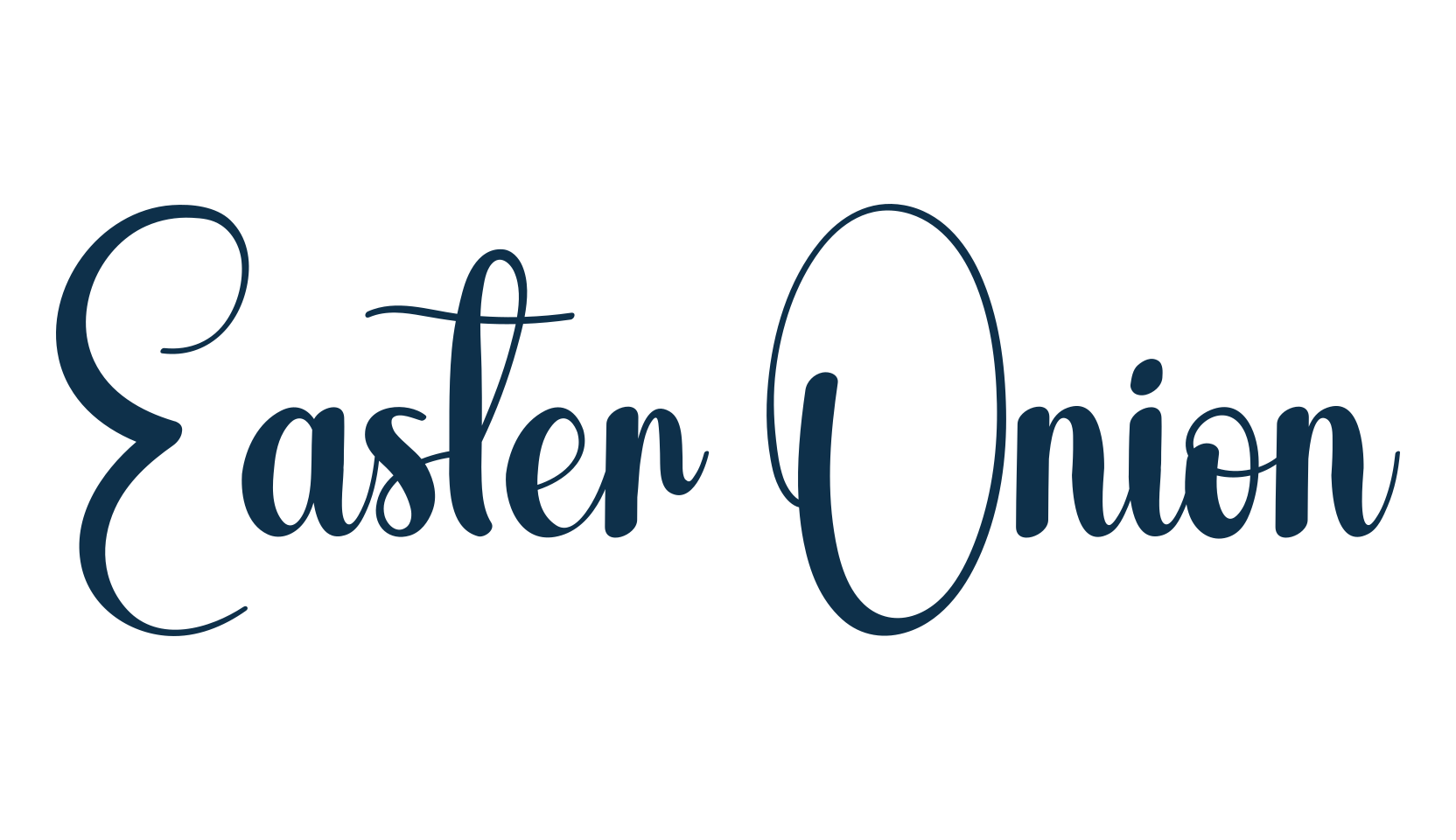 Easter Onion, display market font preview
