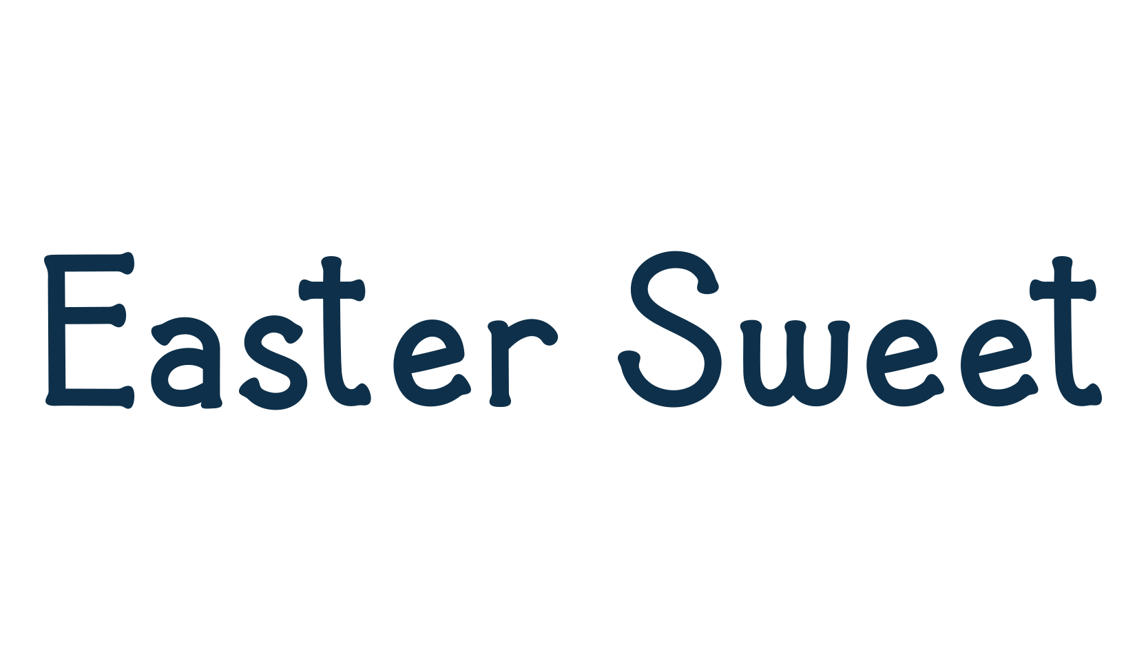 Easter Sweet, fancy various decorative font preview