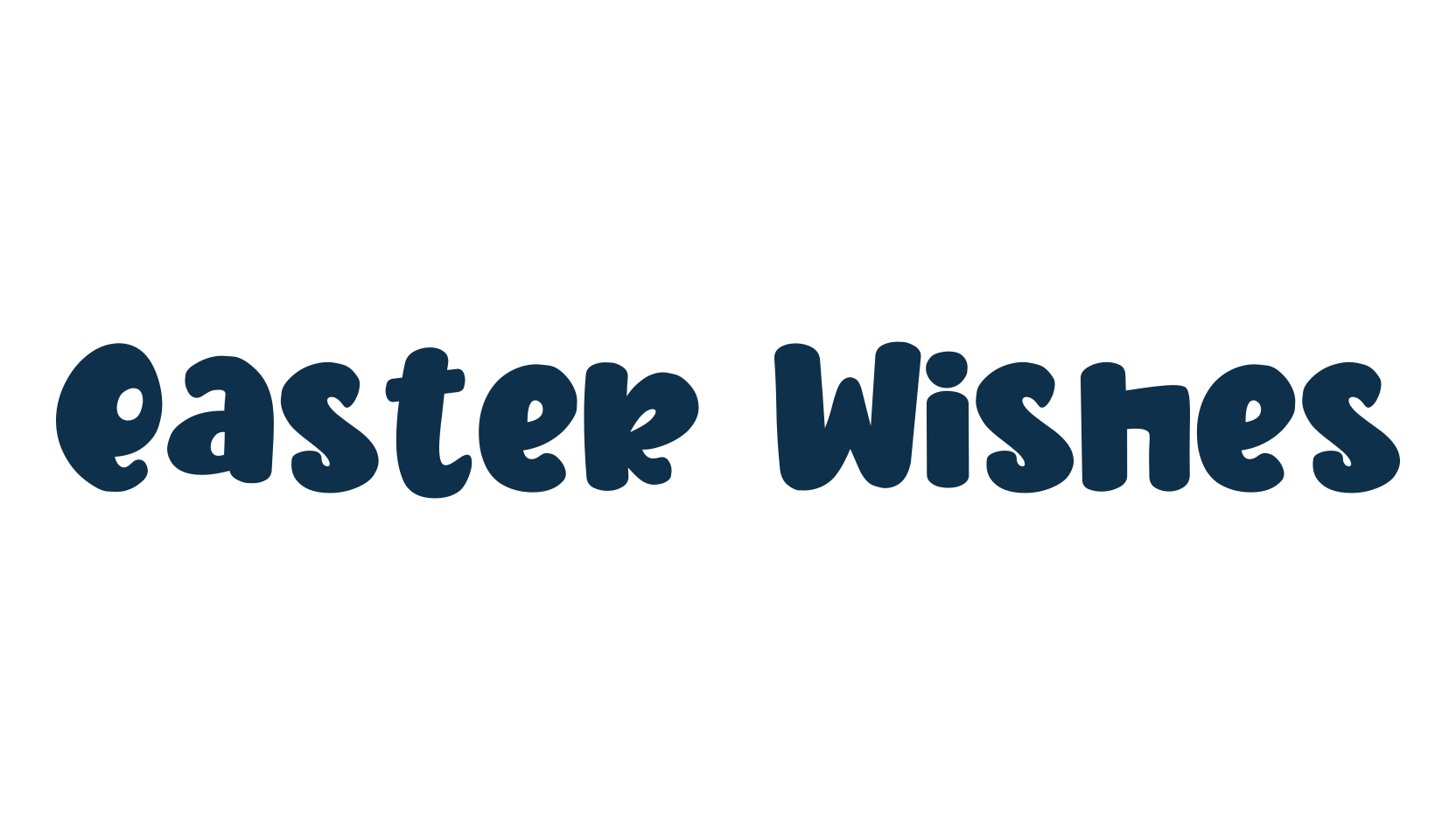 Easter Wishes, fancy cartoon decorative font preview