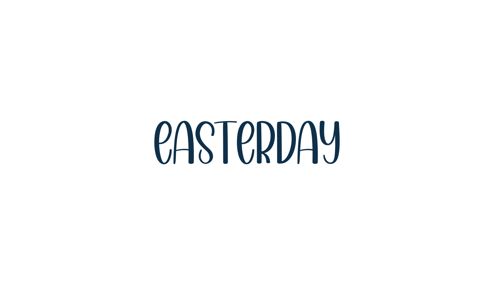 Easterday, fancy various decorative script calligraphy font preview