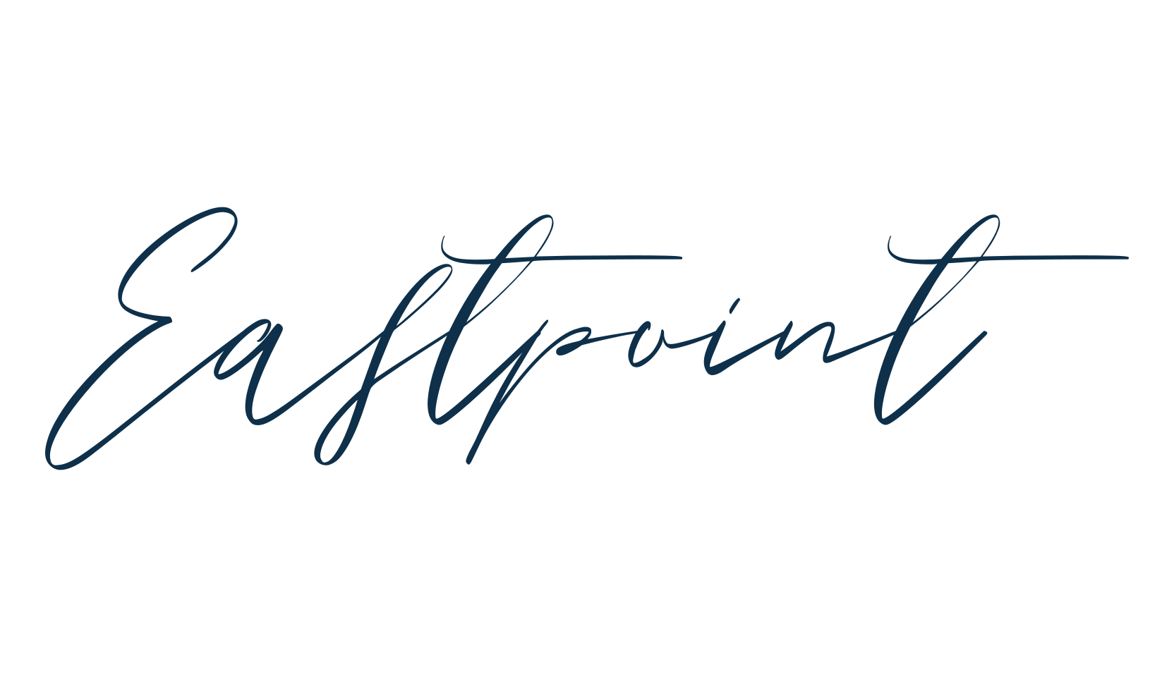Eastpoint, handwriting font preview