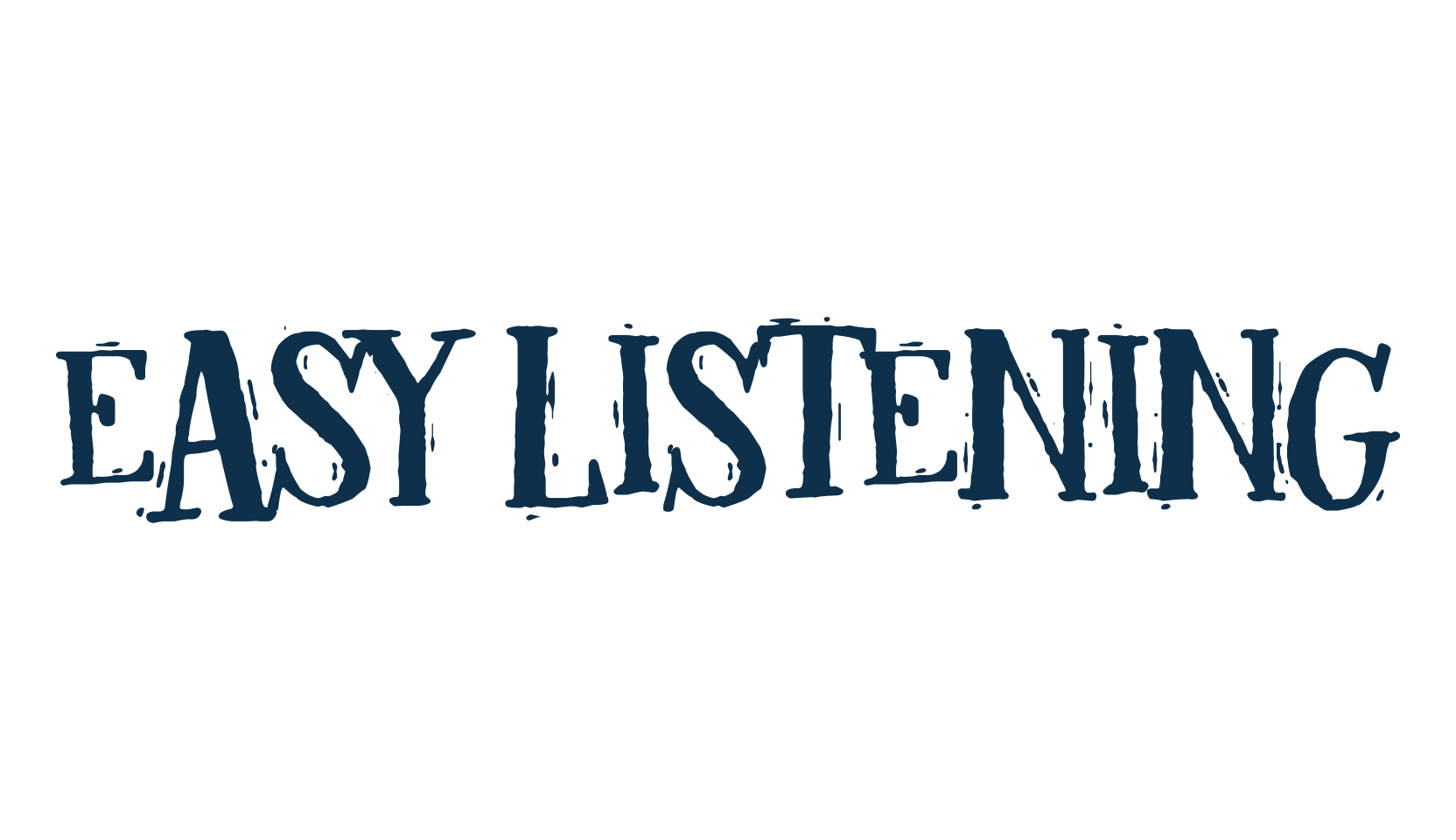 Easy listening, cartoon font preview
