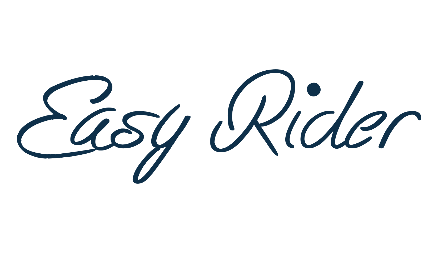 Easy Rider, script handwritten fancy decorative calligraphy font preview