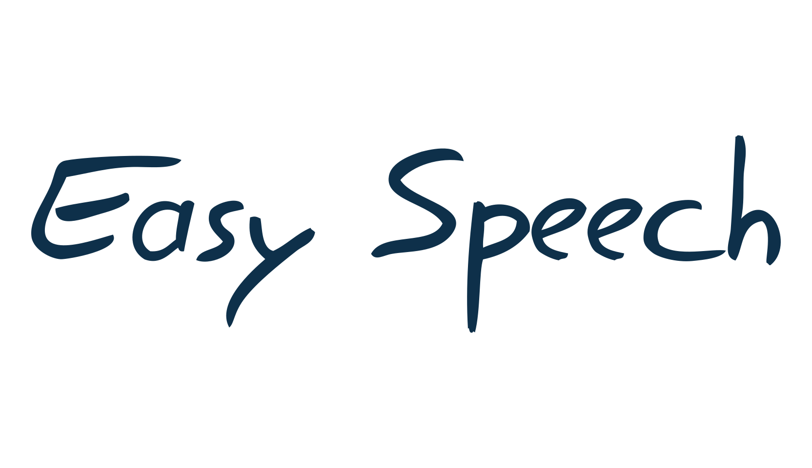 Easy Speech, script handwritten fancy decorative calligraphy font preview