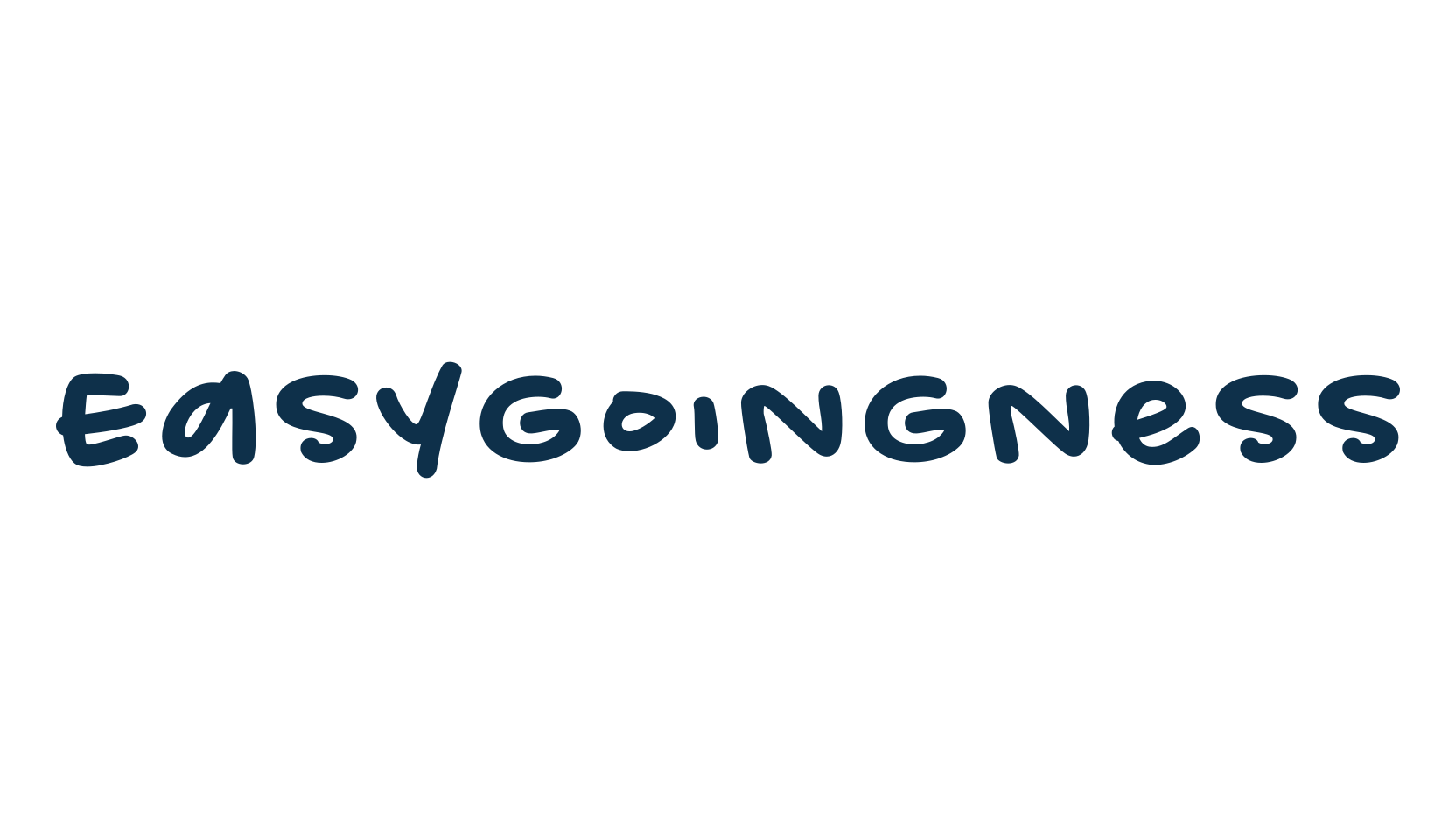 Easygoingness, handwriting font preview