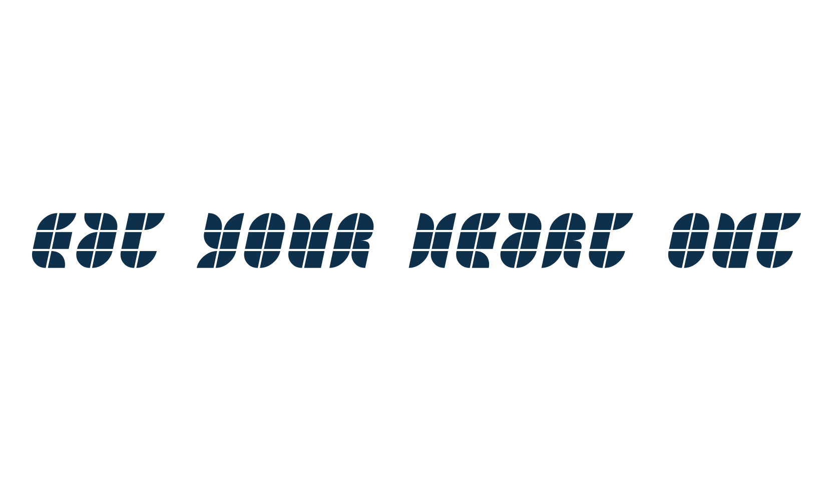 Eat your heart out, fancy various techno sci-fi font preview
