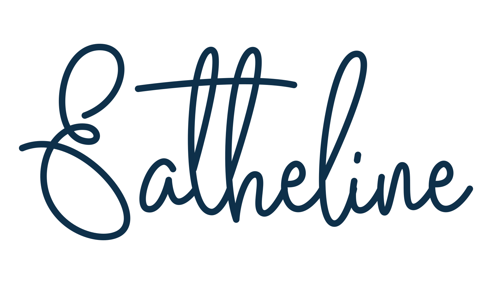 Eatheline, script handwritten fancy decorative calligraphy font preview
